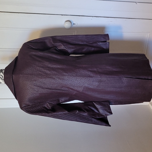 Pamela McCoy Couture vintage leather coat size M - Picture 5 of 13